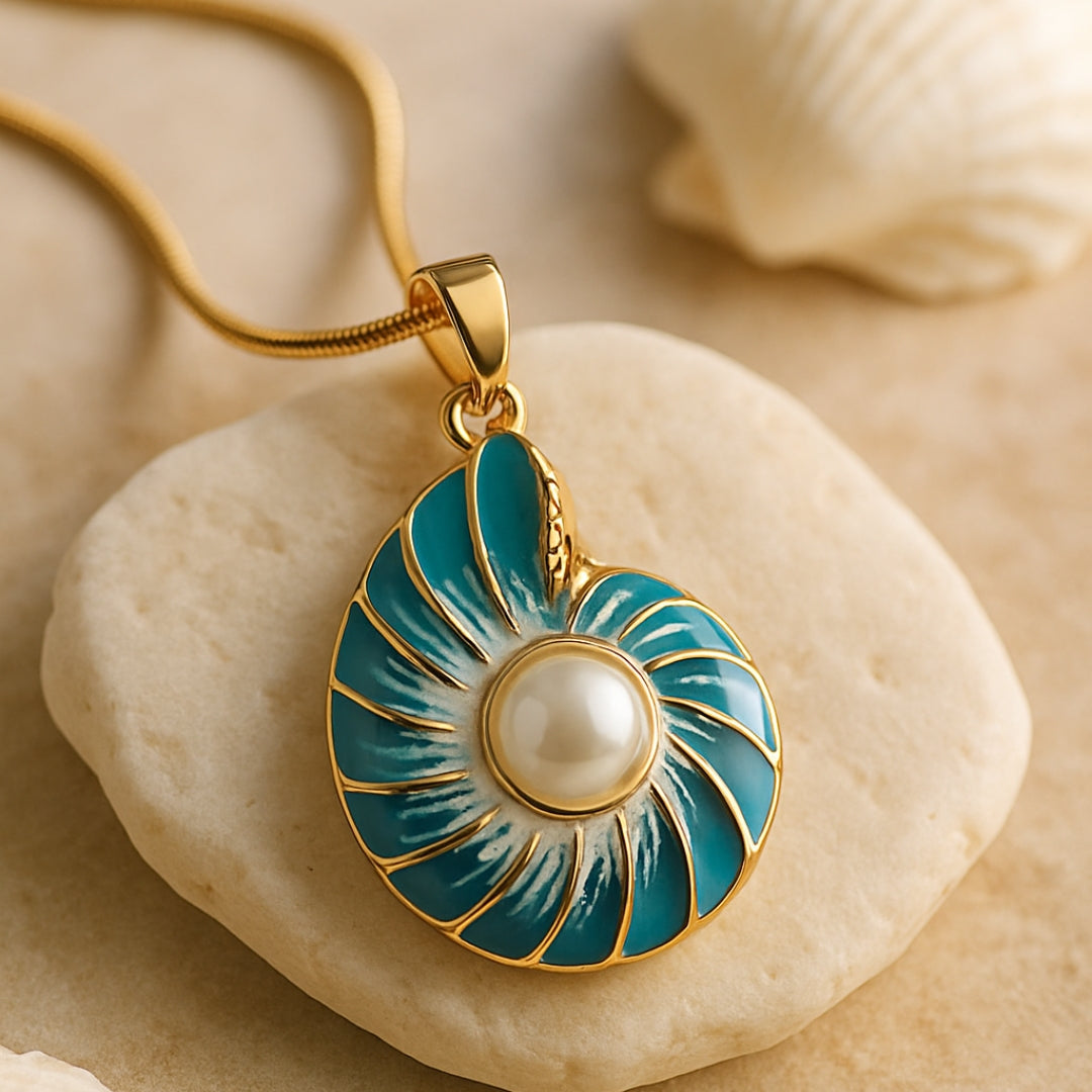 Collier Pendentif en Perle de Coquillage