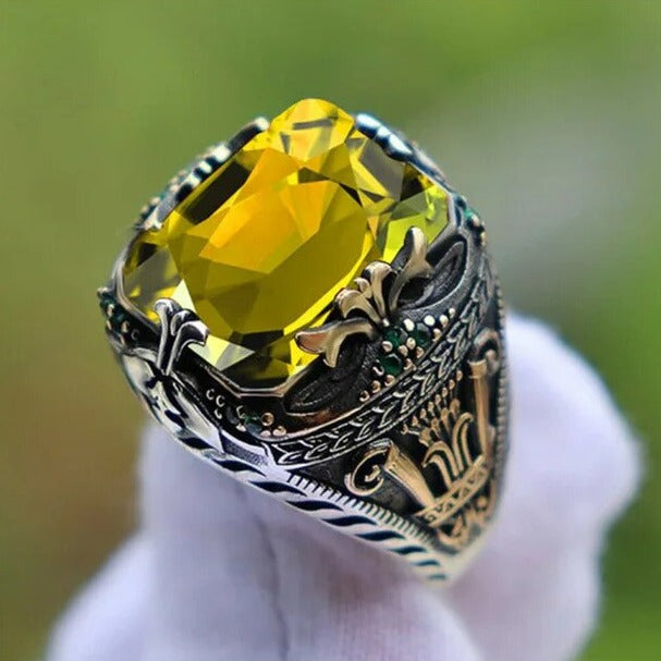 Bague de Sceau Turque Vintage
