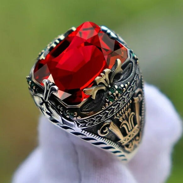 Bague de Sceau Turque Vintage