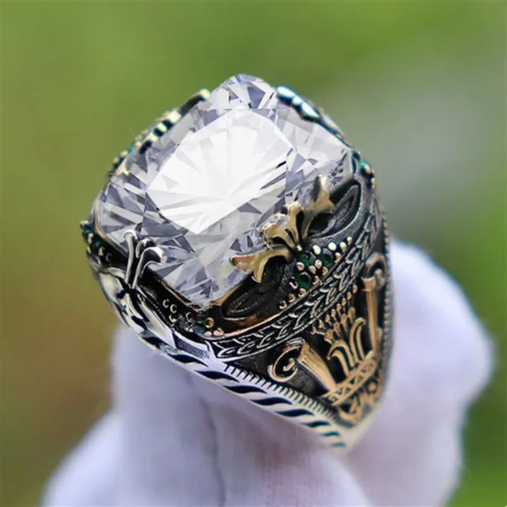 Bague de Sceau Turque Vintage