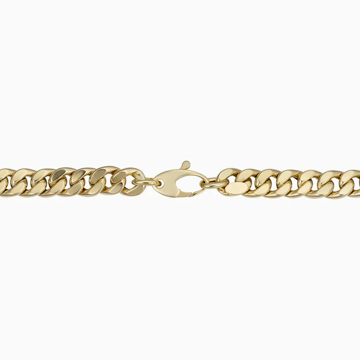 Bracelet Cubain en Or Blanc