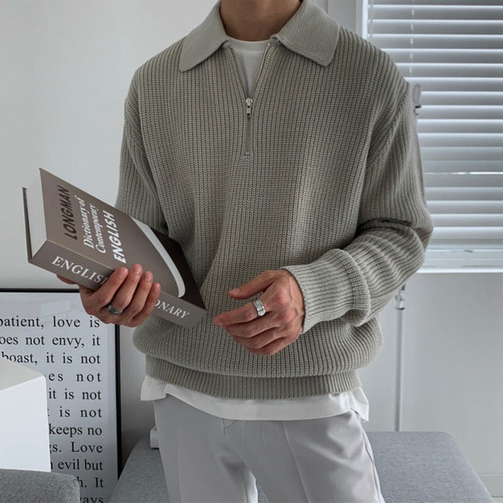 Pull demi-zip Montreval