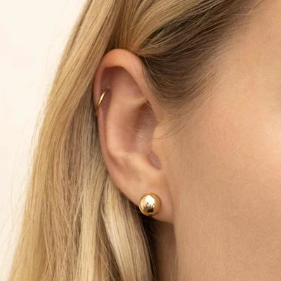 Boucles d'oreilles en forme de boule | Or