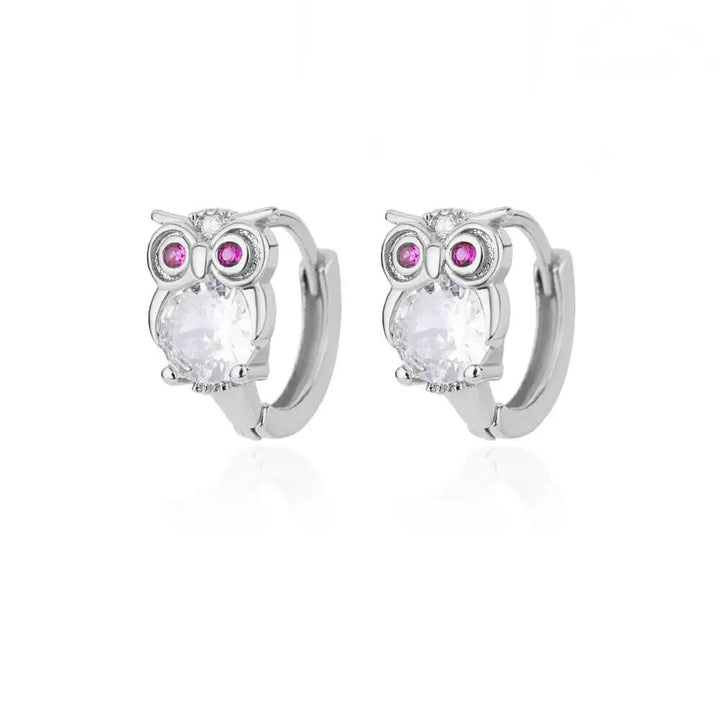 Boucles d'oreilles en forme de cristal d'animal