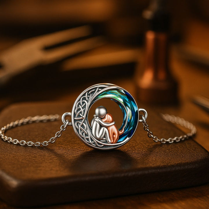 Bracelet avec Charme de Chien Ajustable en Argent Sterling
