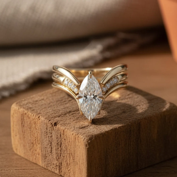 Bague en Or avec Couronne