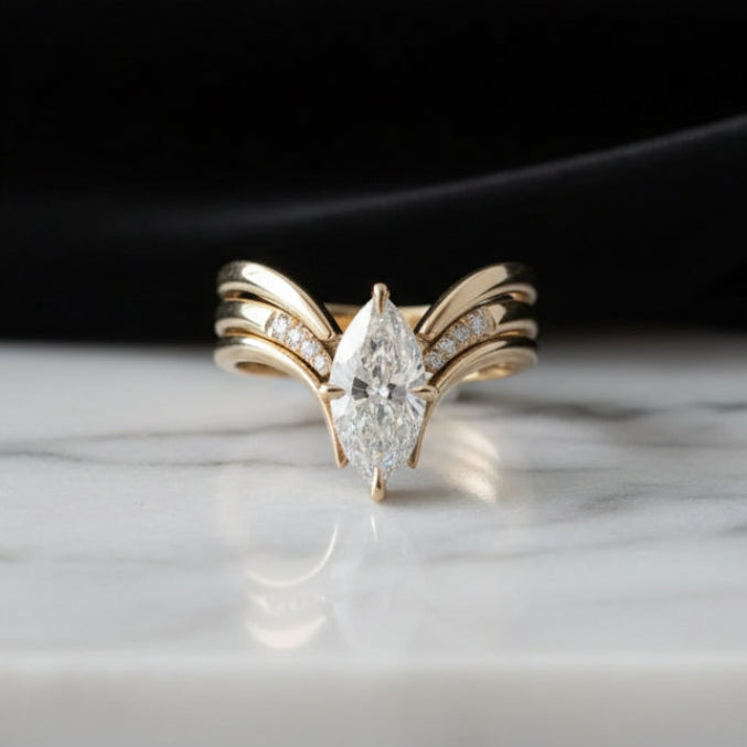 Bague en Or Drop Crown