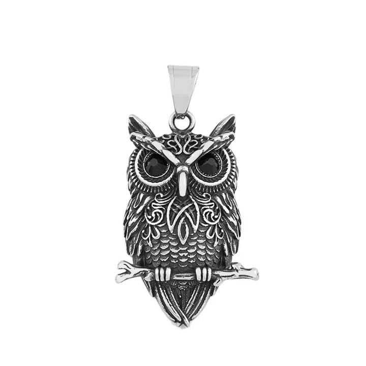 Collier Pendentif Sagesse Hibou Vintage