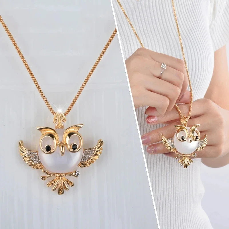 Pendentif en Opale Hibou Sagesse