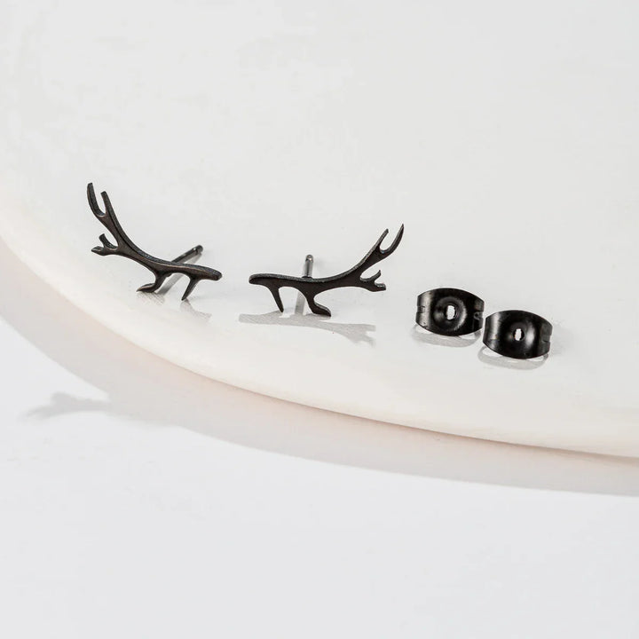 Boucles d'oreilles en forme de bois de cerf