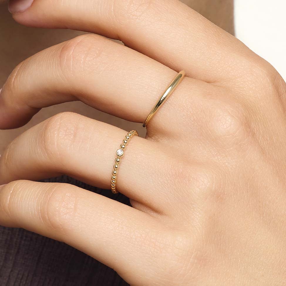 Bague Dôme Fine | Or