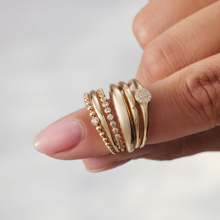 Bague Midi Dome