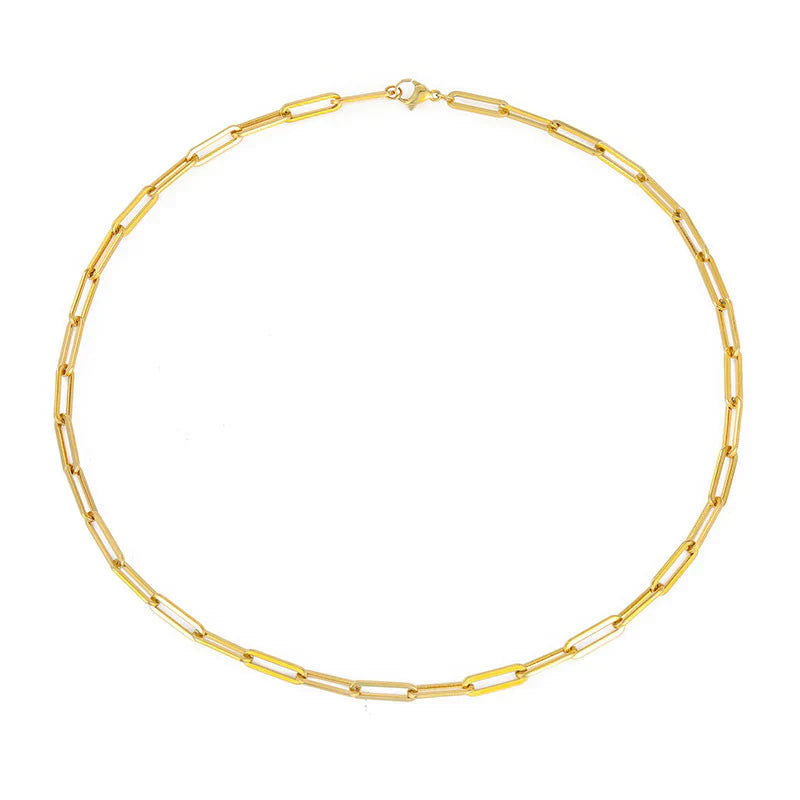 Collier en Chaîne Élégant Archen | Or Blanc