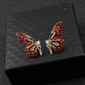 Boucles d'oreilles Papillon Édition Limitée avec Incrustation de Zirconia