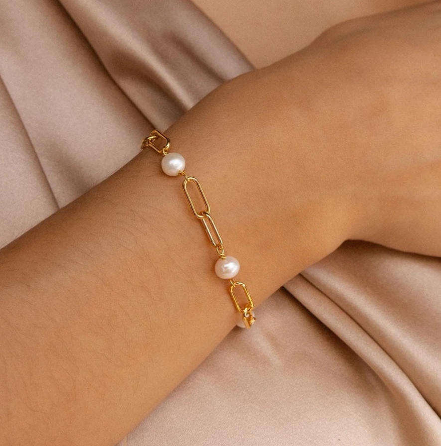 Bracelet Chaîne en Perles Intemporel