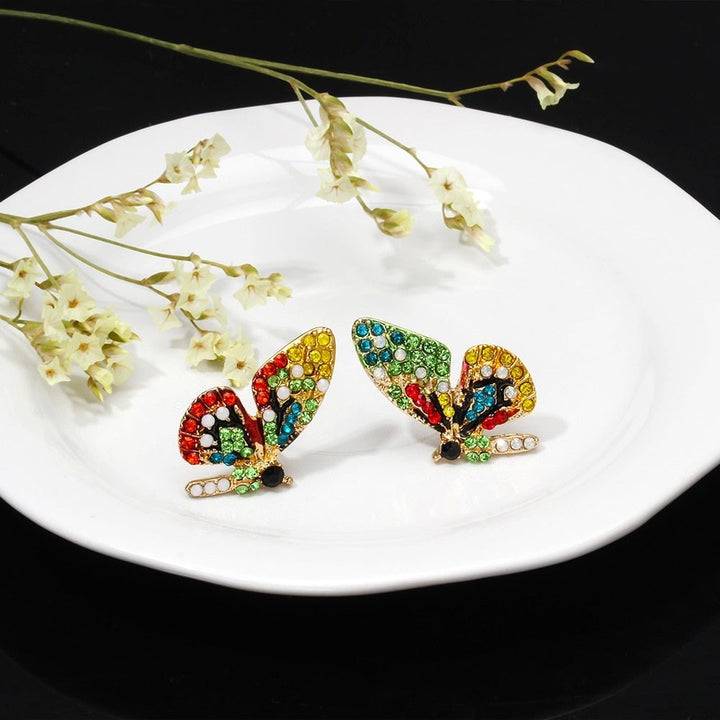 Boucles d'oreilles Papillon Édition Limitée avec Incrustation de Zirconia