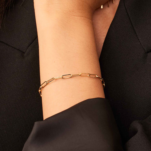 Bracelet Liens de Venise | Or Blanc