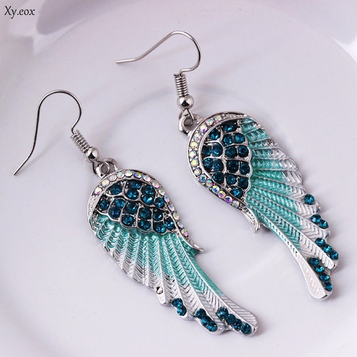 Boucles d'oreilles Ange en Cristal