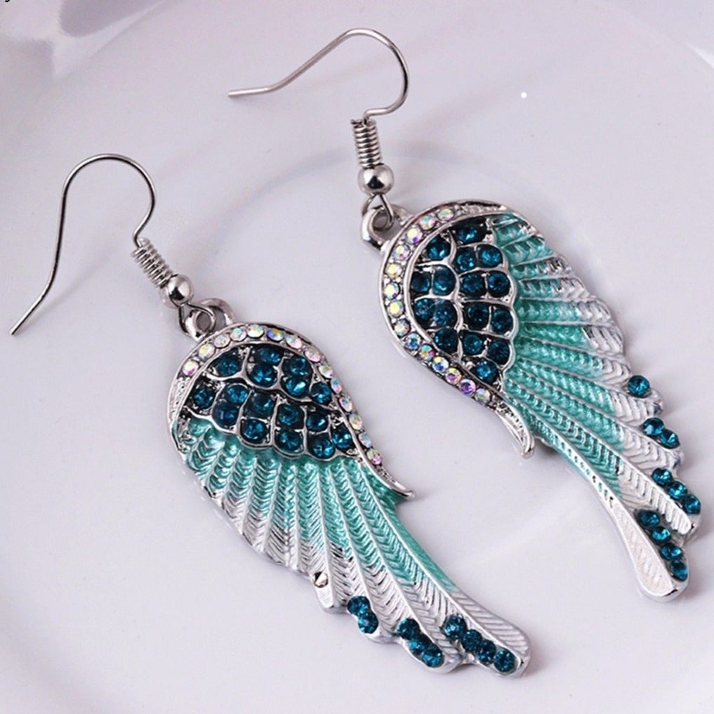 Boucles d'oreilles Ange en Cristal