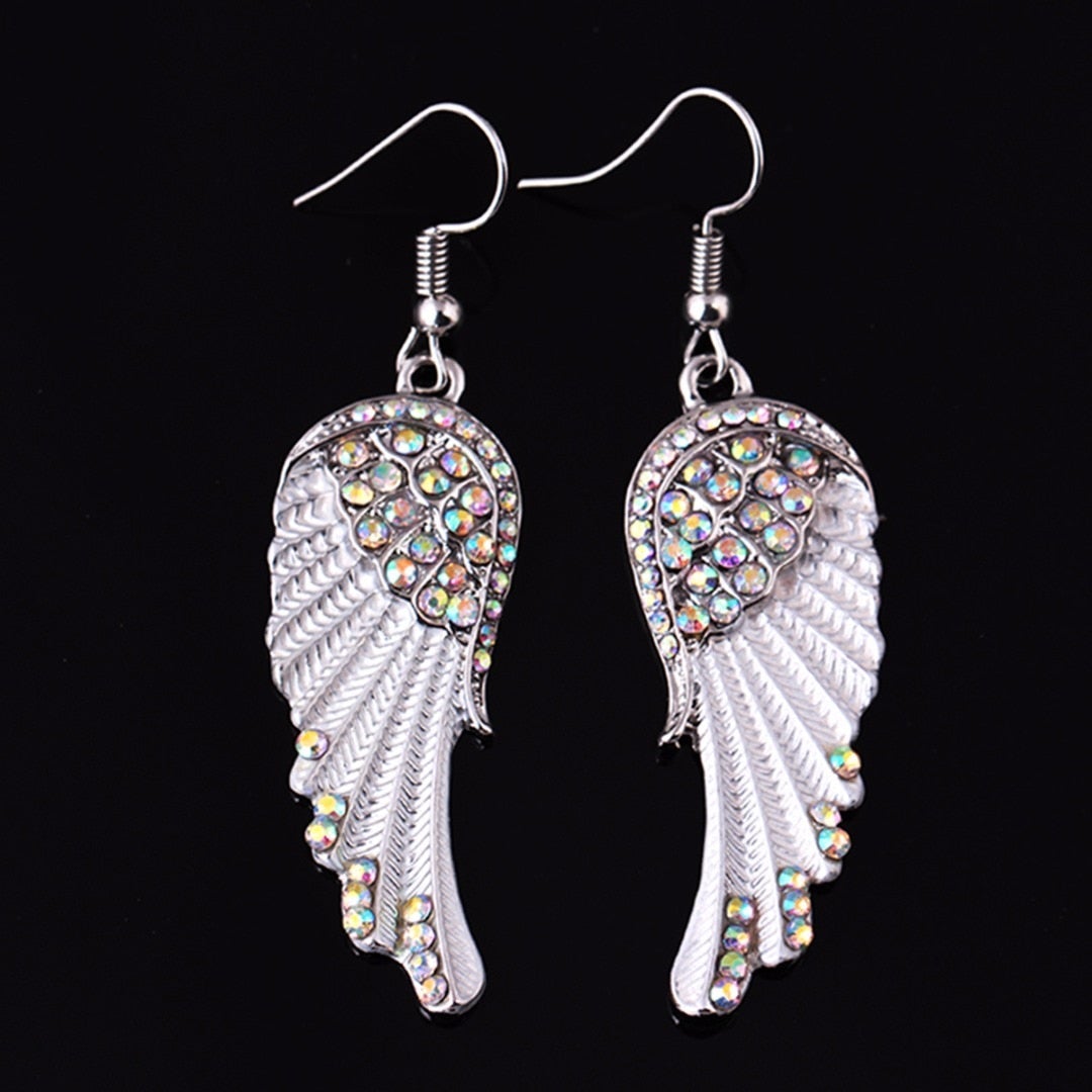 Boucles d'oreilles Ange en Cristal