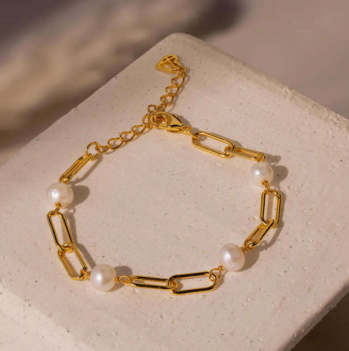Bracelet Chaîne en Perles Intemporel