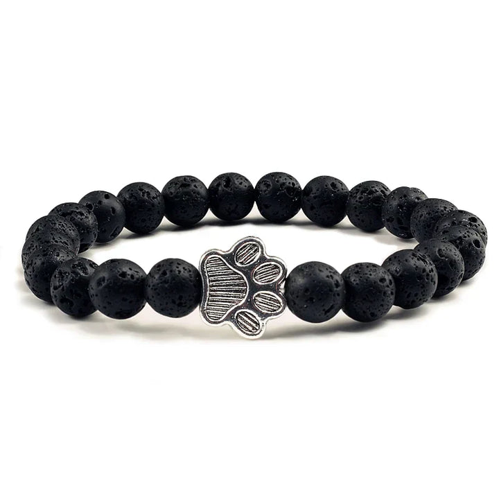 Bracelet Patte Perlé – Design en Pierre Naturelle