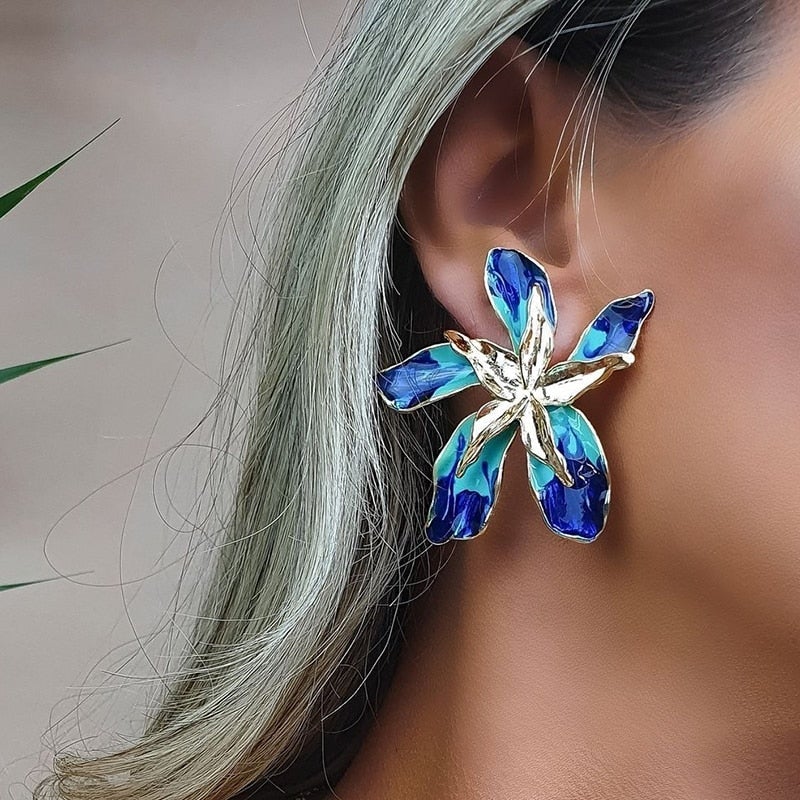 Boucles d'oreilles Lucky Flowers en or