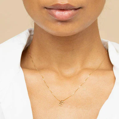Collier initial en lettre d'amour | Or