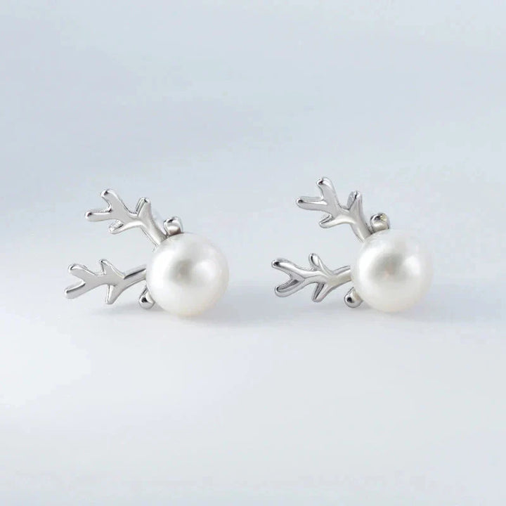 Boucles d'oreilles en perles de renne