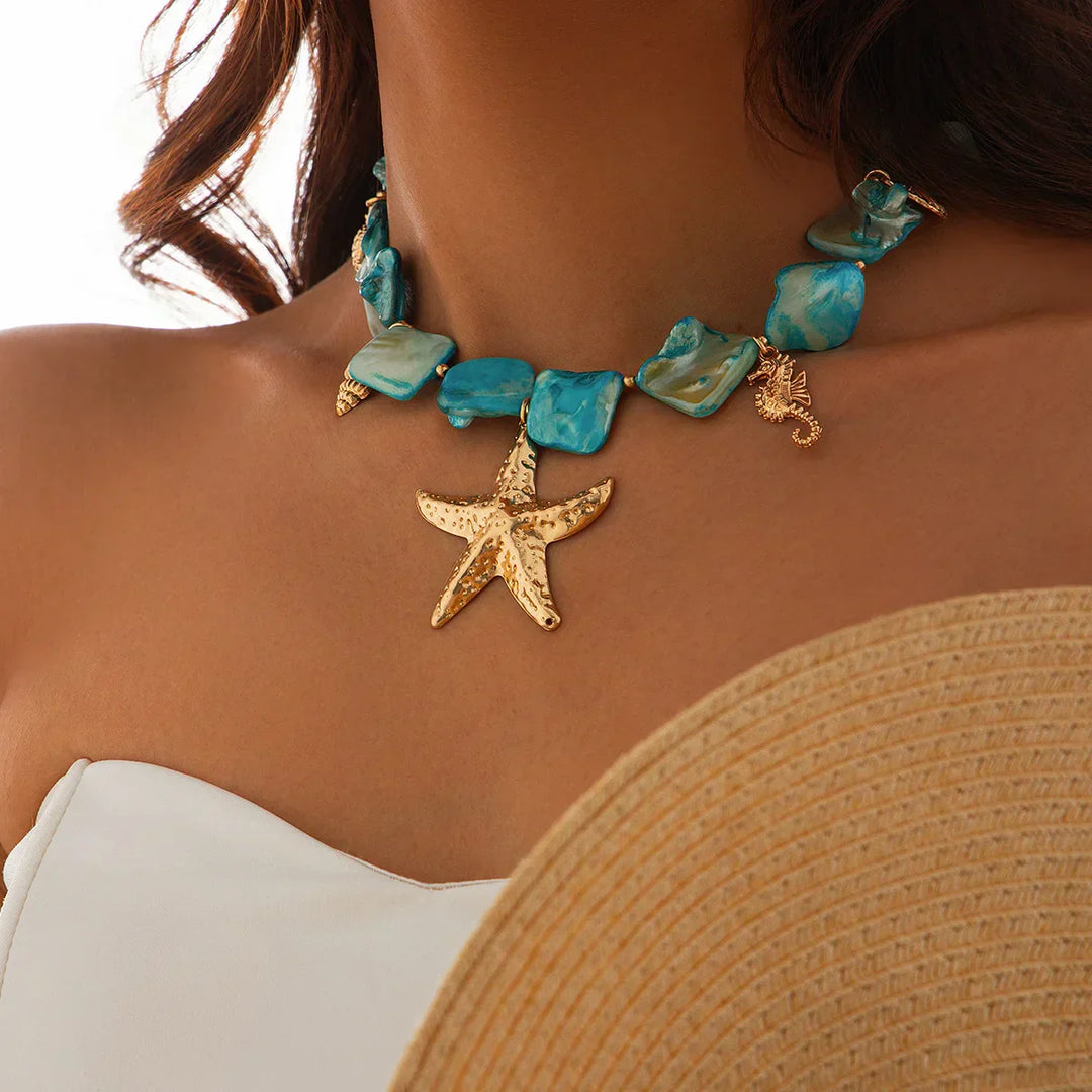 Collier Bleu Rêves d'Océan