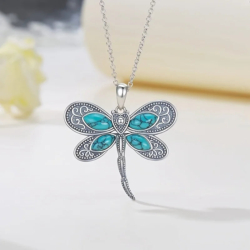 Collier Pendentif Argent Libellule
