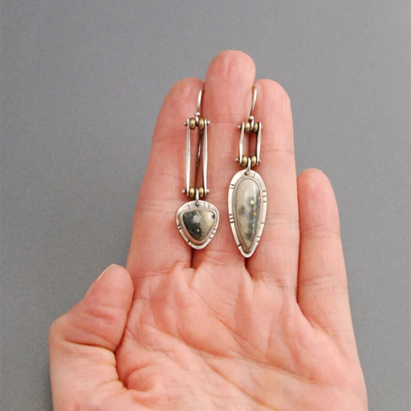 Boucles d'oreilles mécaniques longues punk