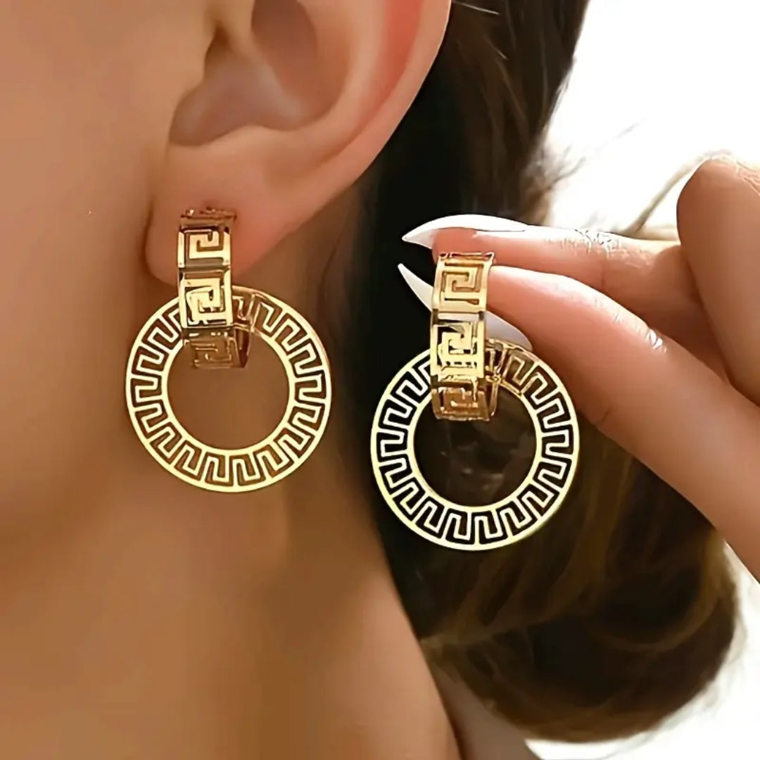 Boucles d'oreilles créoles Gold Trail