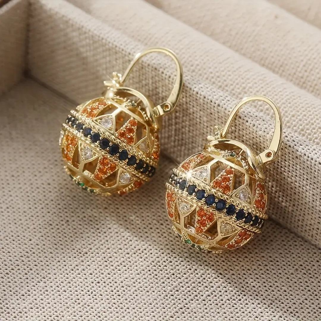 Boucles d'oreilles en or Tribal Sphere