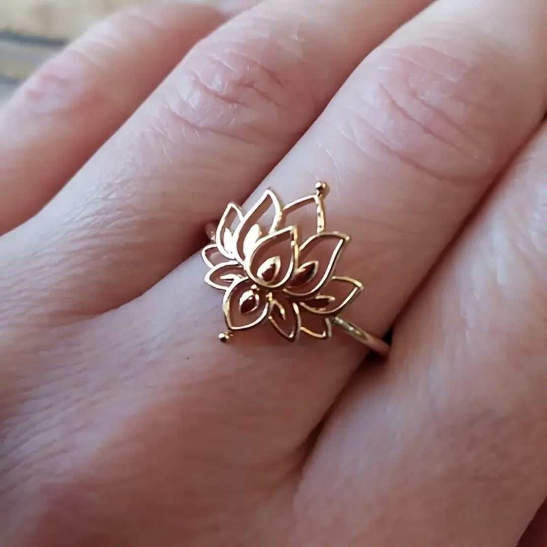 Bague Fleur de Lotus en Or