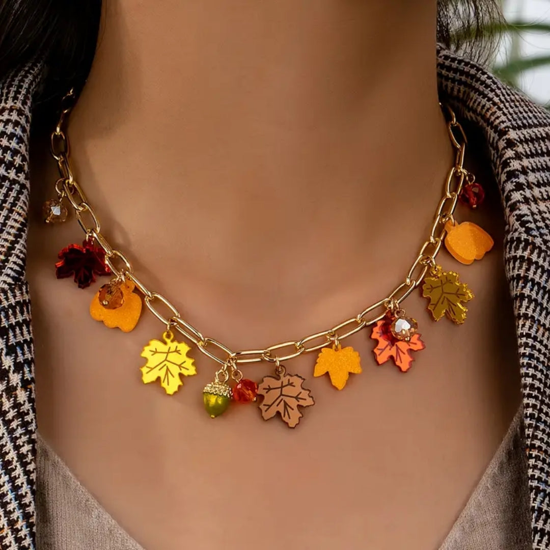 Collier de Charms d'Automne