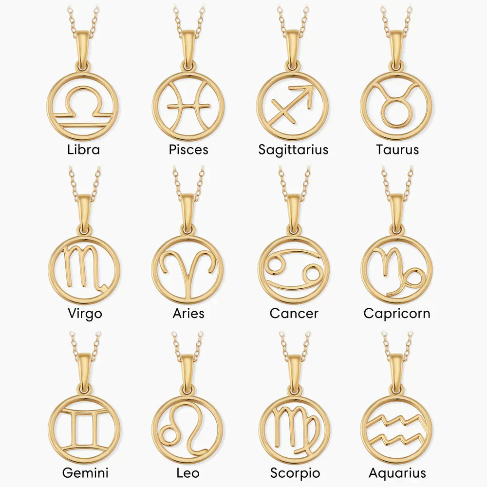 Collier signe du zodiaque