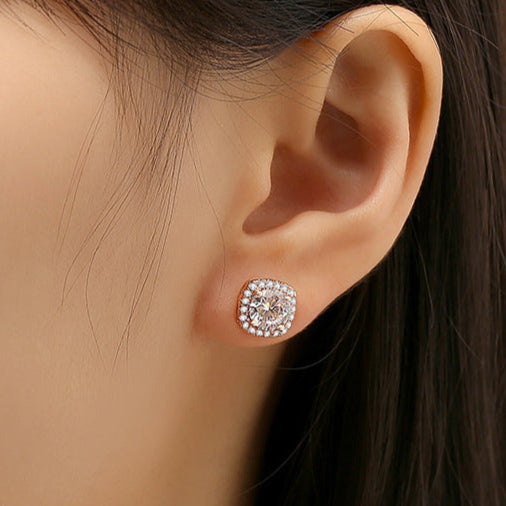 Boucles d'oreilles Glennis | Or rose 18k