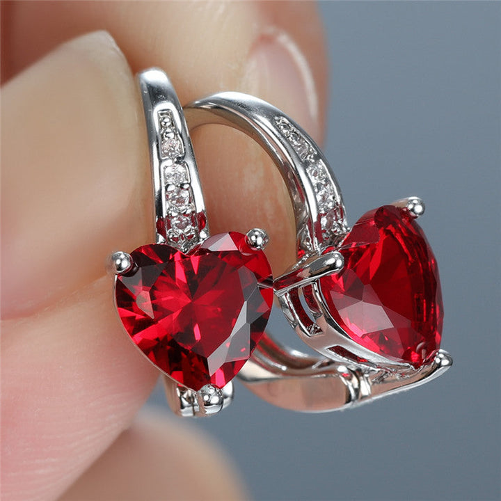Boucles d'oreilles Lunara Emberelle | Or blanc