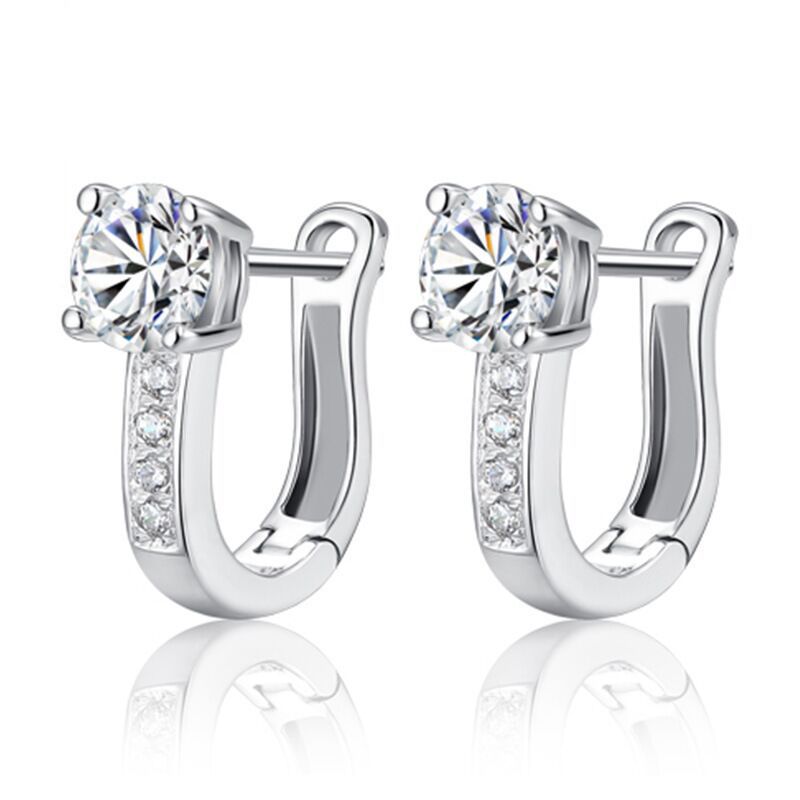Boucles d'oreilles Noelle | Or blanc 16k