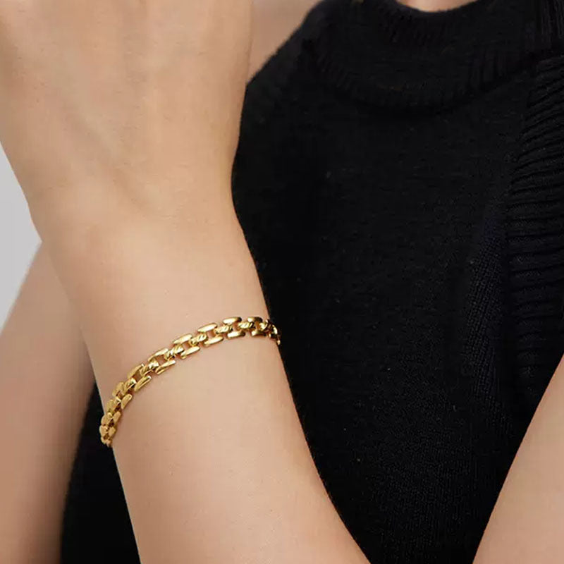 Bracelet en Chaîne Montre | Or