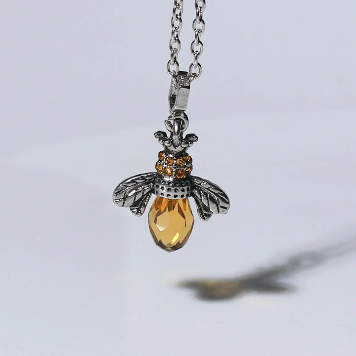 Collier et Boucles d'Oreilles Vintage Abeille