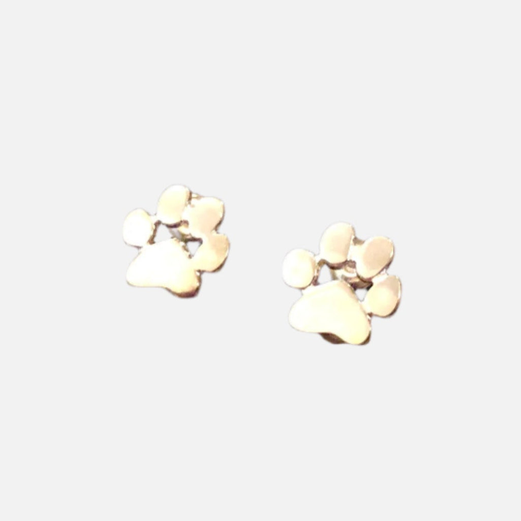 Boucles d'oreilles hypoallergéniques en forme de patte – Fabriquées en acier inoxydable