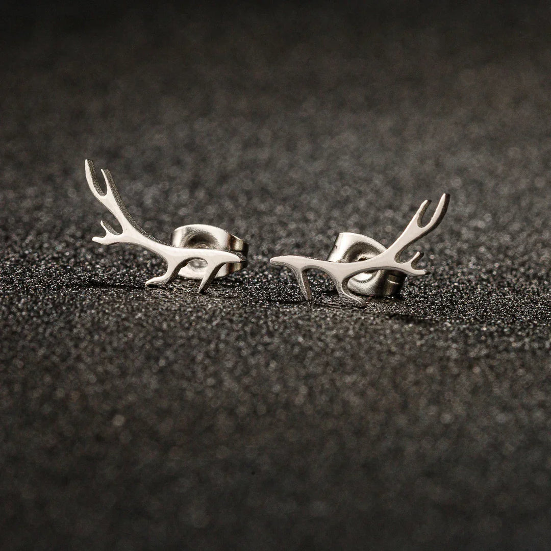Boucles d'oreilles en forme de bois de cerf