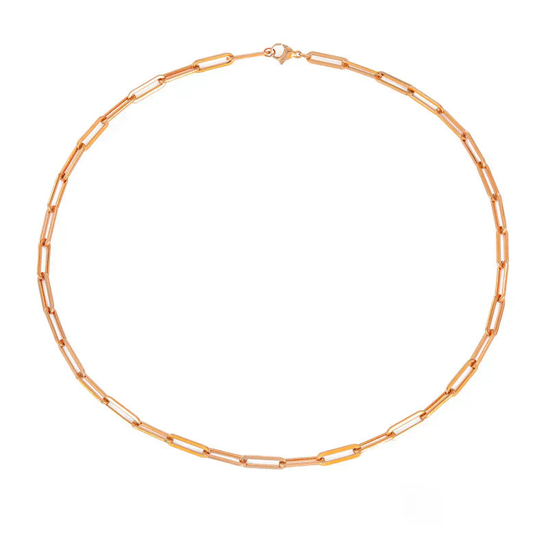 Collier en Chaîne Élégant Archen | Or Blanc
