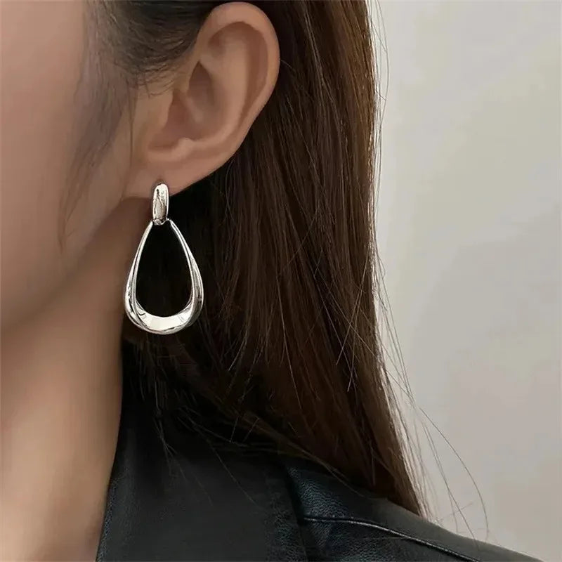 Boucles d'oreilles créoles en argent