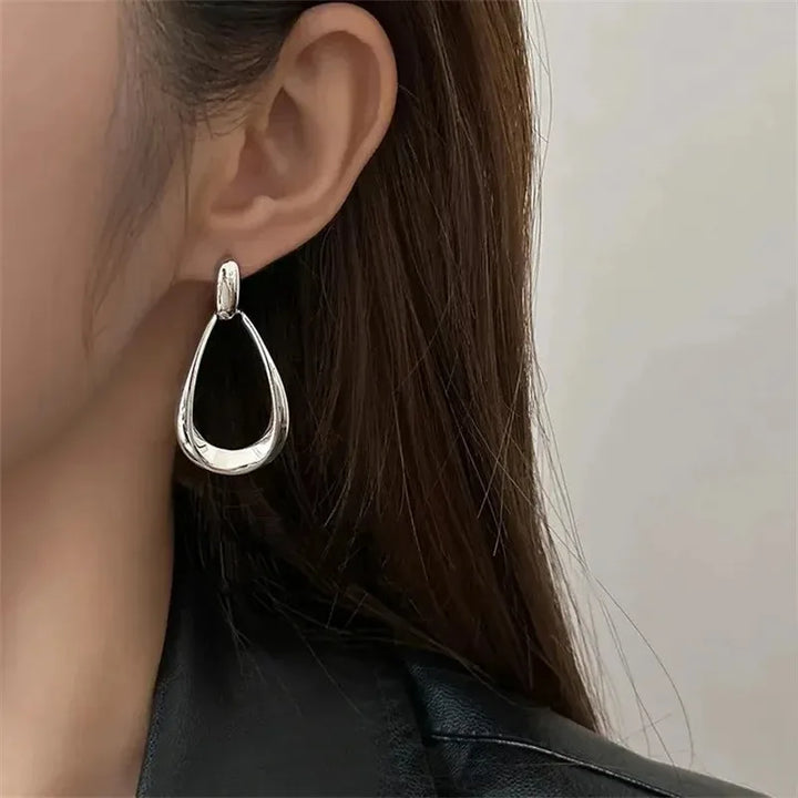 Boucles d'oreilles créoles en argent