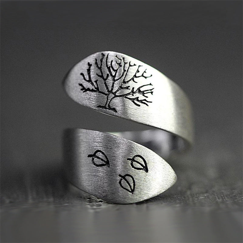 Bagues en Feuilles d'Arbre Vintage