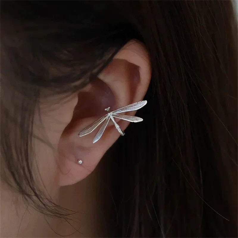Clips d'oreilles Libellule Délicate