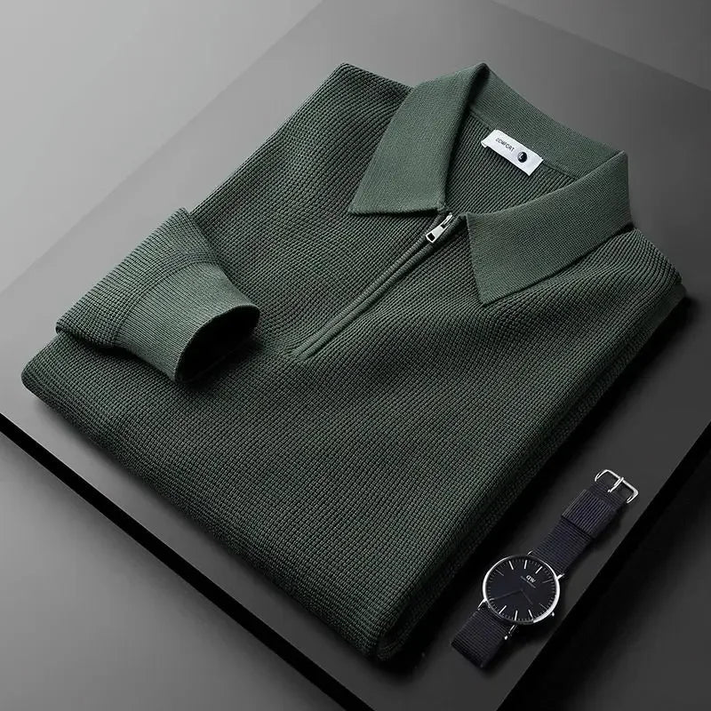 Pull demi-zip essentiel